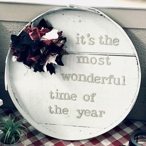 Bushel Basket Lid Sign